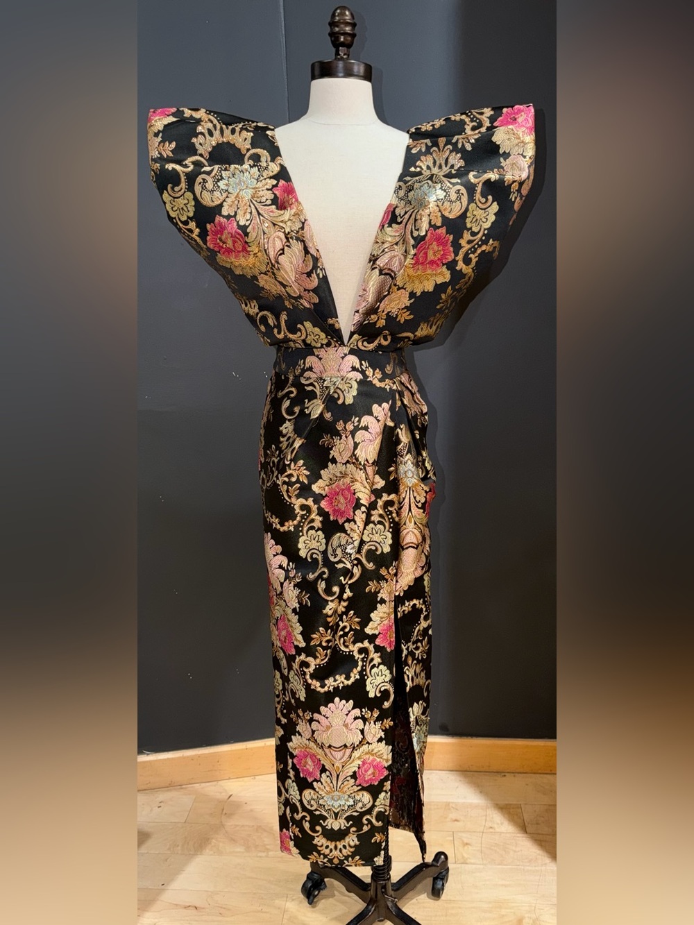 BEST DRESSED BROCADE MAXI DRESS